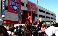 With the Pope at Nationals Park